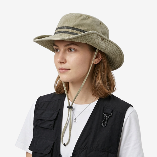 Women's Packable UPF Sun Hat with Mesh Lining