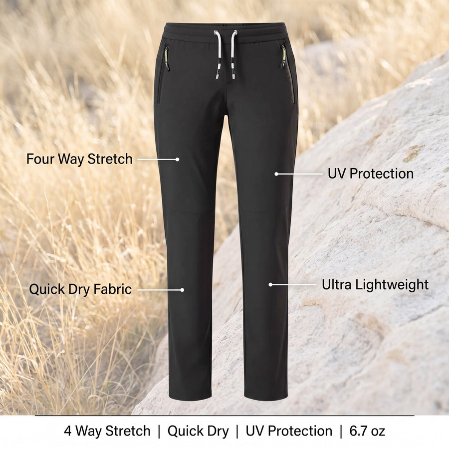 Women's Quick Dry Trekking Trousers with UV Protection - product view 2 | Buffalo Gears