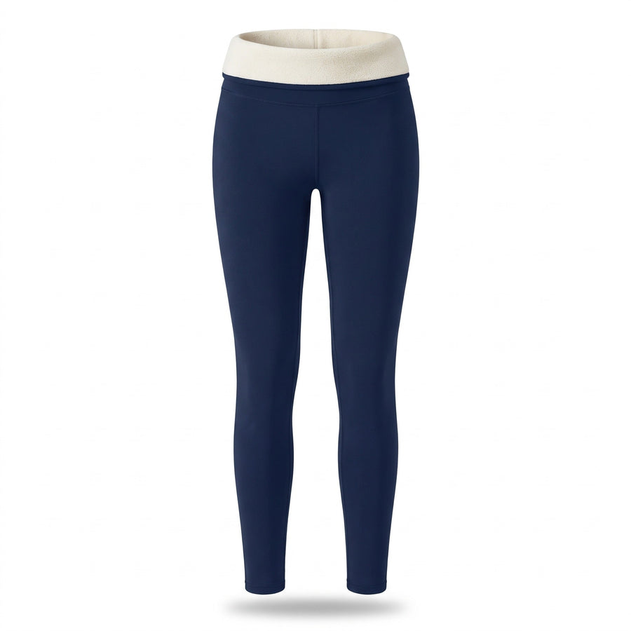 Women's Sherpa Lined Thermal Leggings for Winter Running - product view 1 | Buffalo Gears