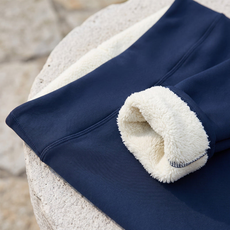 Women's Sherpa Lined Thermal Leggings for Winter Running - product view 4 | Buffalo Gears