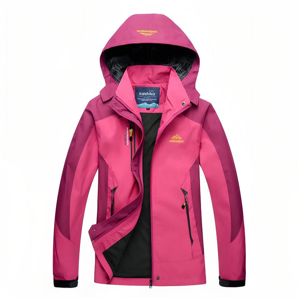 Women's Waterproof Breathable Shell Jacket for Hiking