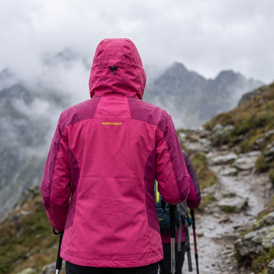 Women's Waterproof Breathable Shell Jacket for Hiking - product view 3 | Buffalo Gears