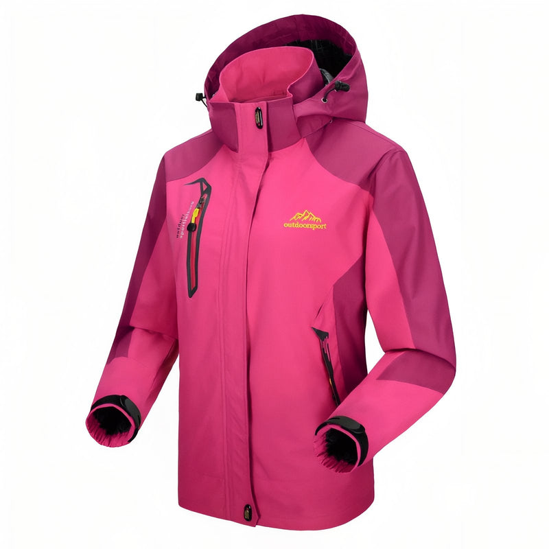 Women's Waterproof Breathable Shell Jacket for Hiking - product view 4 | Buffalo Gears