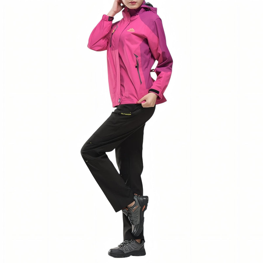 Women's Waterproof Breathable Shell Jacket for Hiking - product view 14 | Buffalo Gears