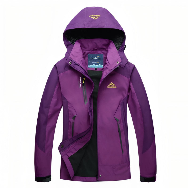 Women's Waterproof Breathable Shell Jacket for Hiking - product view 18 | Buffalo Gears