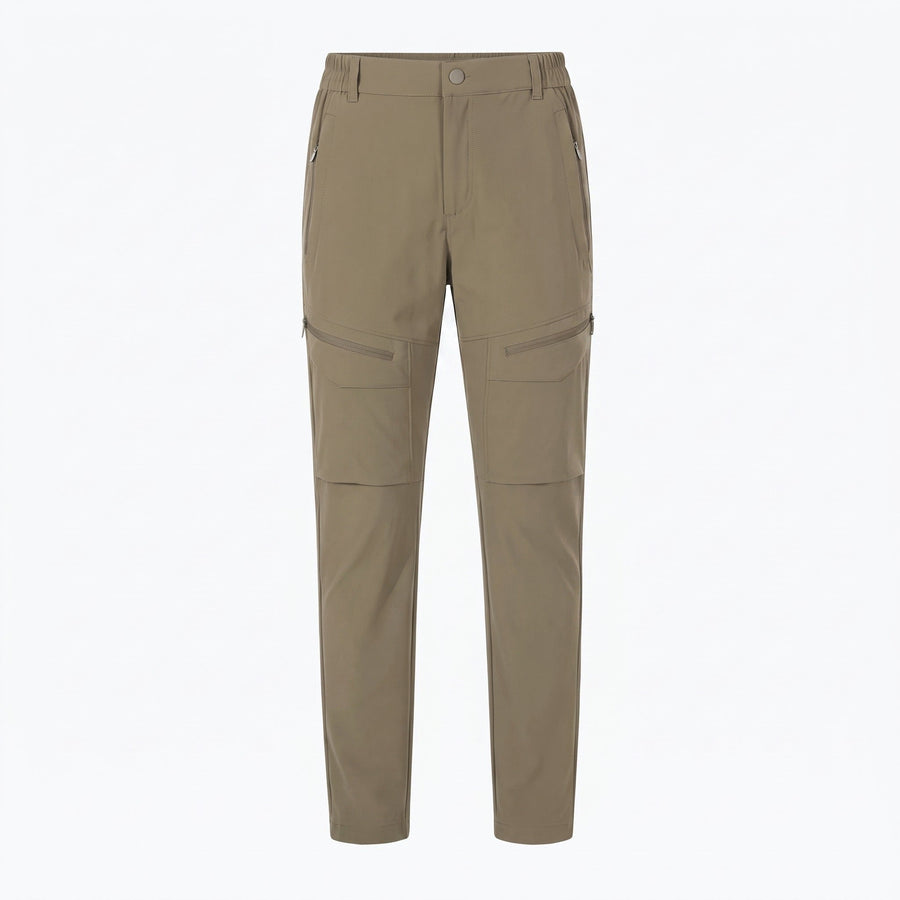 Women's Waterproof Trekking Trousers with Elastic Waist - product view 6 | Buffalo Gears