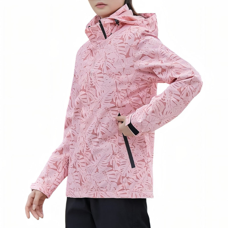 Women's Windproof Waterproof Trail Shell for Spring Hiking Trips - product view 2 | Buffalo Gears