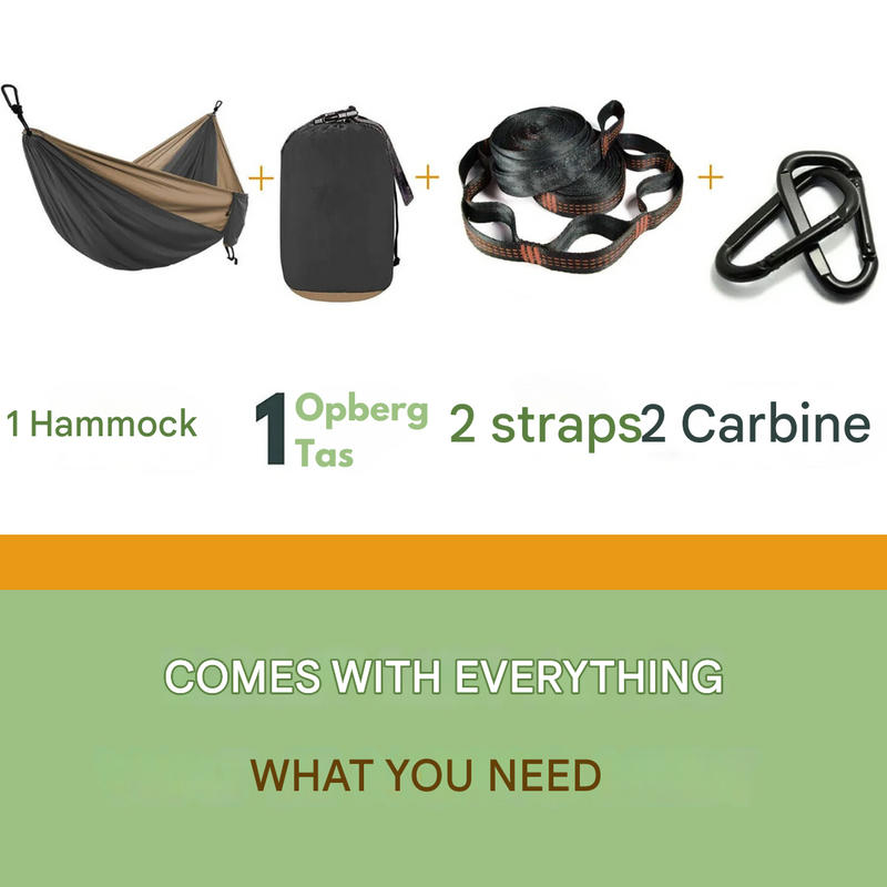 XXL Lightweight Camping Hammock for Two Adventurers - product view 2 | Buffalo Gears